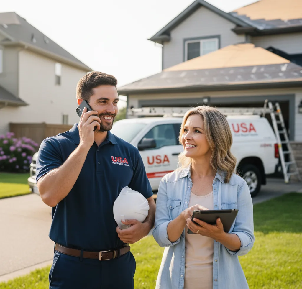 USA Roof Repair Experts customer support in Swords Creek